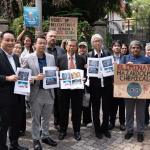 Handing of Memorandum calling for leadership and ambition at upcoming Global Plastics Treaty negotiations to MPs at Parliament